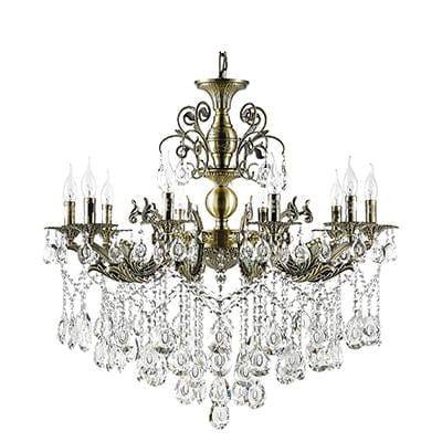 Radiant - Barry 10 Light Chandelier Antique Bronze - RCH87