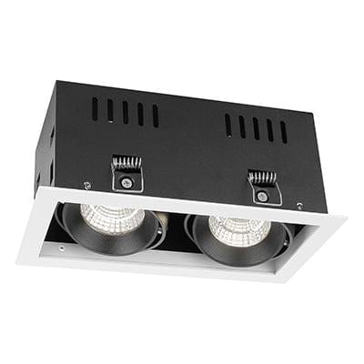 Radiant - Downlight Adjustable Black/White LED 2x9w - RD301