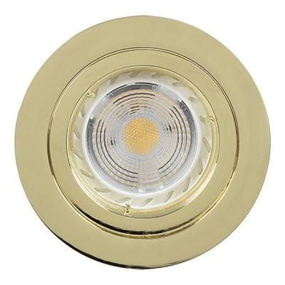 Radiant - Downlight Die Cast GU10 50w Brass C/O 70mm - RD168BR