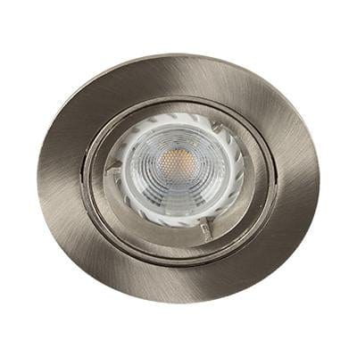 Radiant - Downlight Die Cast Satin Chrome NO L/Holder C/O 85mm - RD246SC