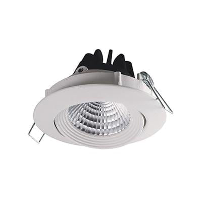 Radiant - Downlight Die Cast White LED 6w Dimmable C/O 82mm - RD263WNW