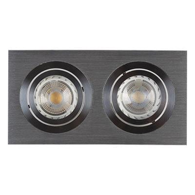 Radiant - Downlight Rectangle CNC 2x50w Aluminium - RD221