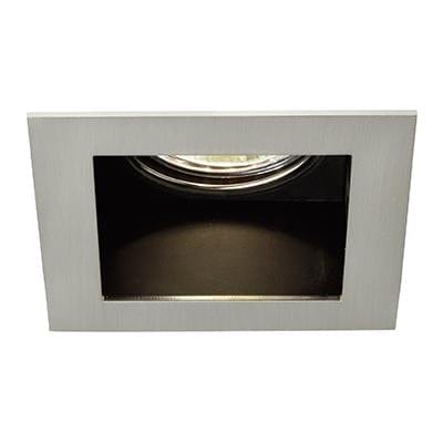 Radiant - Downlight Square Tilt GU10 50w Satin Chrome CB52 Version - RD169