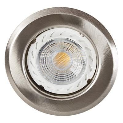 Radiant - Downlight Steel GU10 50w Satin Chrome C/O 65mm - RD167SC