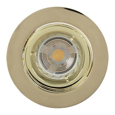 Radiant - Downlight Tilt Die Cast 50w Brass C/O 85mm - RD174BR