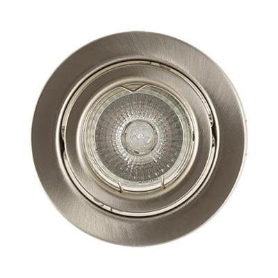 Radiant - Downlight Tilt Steel Satin Chrome NO L/Holder C/O 85mm - RD248SC