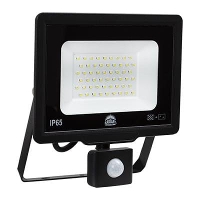 Radiant - Led Flood Light 50w 6500k + Motion Sensor - RFS56