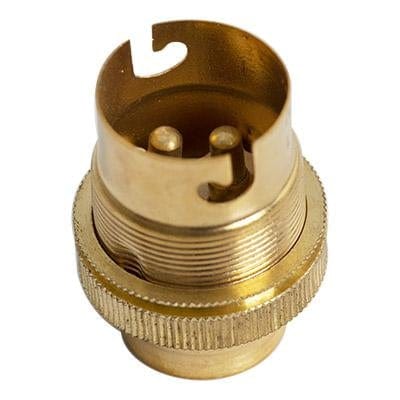 Radiant - Lamp holder B22 Brass 20mm - RE314