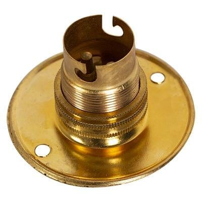 Radiant - Lamp holder B22 Brass 63mm Batten - RE318