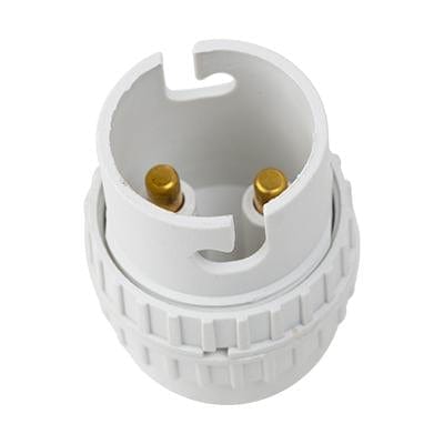 Radiant - Lamp holder B22 White Nylon 10mm - RE320W