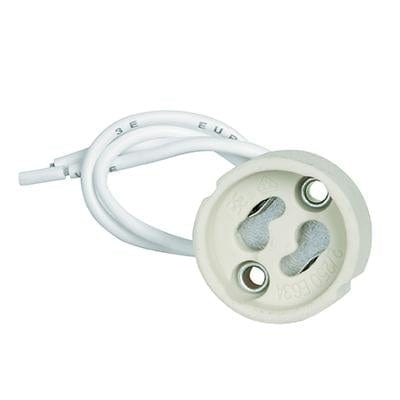 Radiant - Lamp holder Ceramic GU10 150mm Lead - RE482