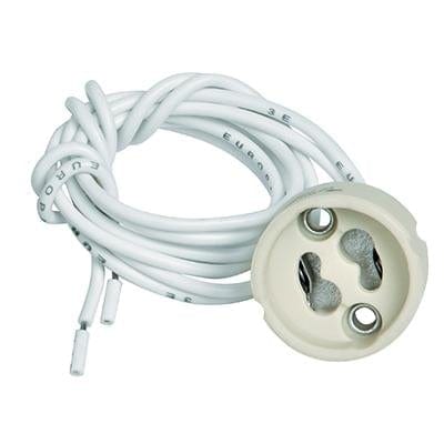 Radiant - Lamp holder Ceramic Silicon with Leads 500mm - RE483