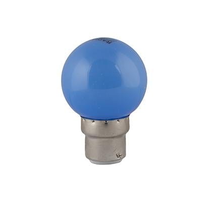 Radiant - Colour Golf Ball B22 LED 0.5w Blue - RLL050