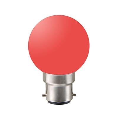 Radiant - Colour Golf Ball B22 LED 0.5w Red - RLL048