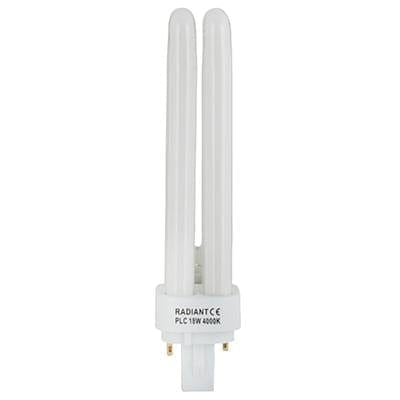Radiant - Compact Fluorescent Lamp (CFL) G24d2 2pin 18w 4000K - RLC98