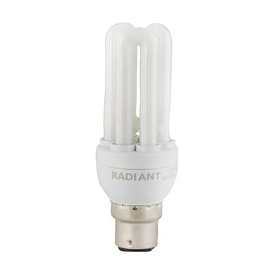 Radiant - Compact Fluorescent Lamp (CFL) Mini 3U B22 11w Cool White - RLC103