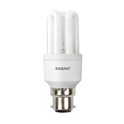 Radiant - Compact Fluorescent Lamp (CFL) Mini 3U B22 20w Cool White - RLC111