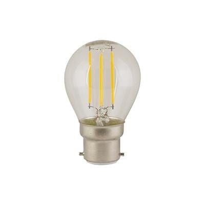 Radiant - Filament G45 Clear B22 LED 4w 3000K - RLL068