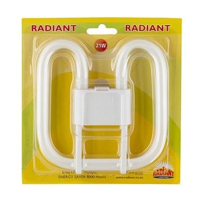 Radiant - Fluorescent 2D G10q 4pin 21w 6500K - RLC149