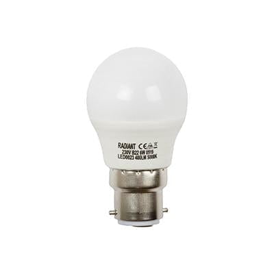 Radiant - Golfball Frosted B22 LED 6w 5000K - RLL023