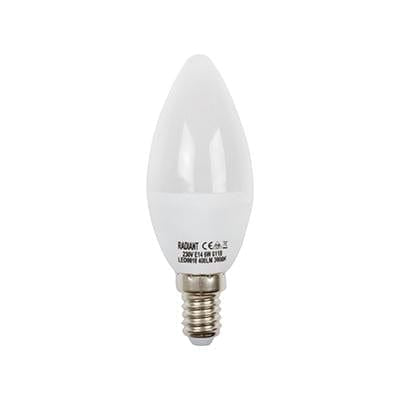 Radiant - Lamp Candle Frosted E14 LED 6w 3000K - RLL018