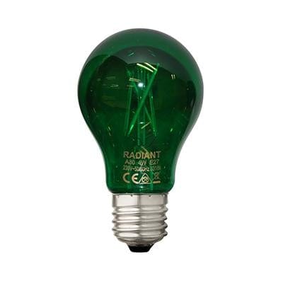 Radiant - Lamp Filament A60 Colour E27 LED 4w Green - RLL081