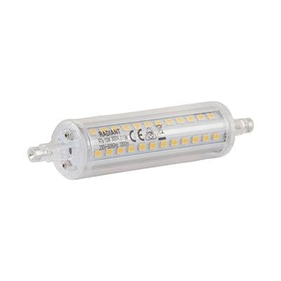 Radiant - R7s Clear J118mm LED 10w 3000K - RLL045