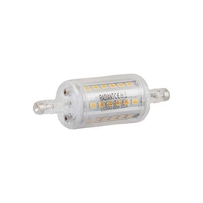 Radiant - R7s Clear J78mm LED 5w 3000K - RLL043