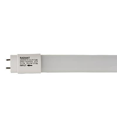 Radiant - T8 Colour Tube LED 14.6w 1200mm Yellow - RLL058