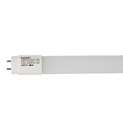 Radiant - T8 Colour Tube LED 7.6w 600mm Green - RLL065