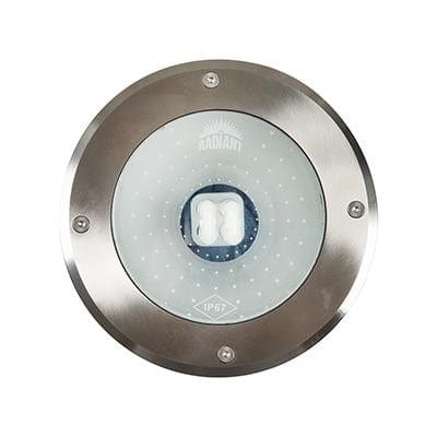 Radiant - Recessed Ground Light CFL Stainless Steel - RO303