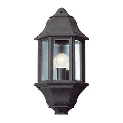 Radiant - Lantern 3 Panel Medium Half Wall Black - RO239B