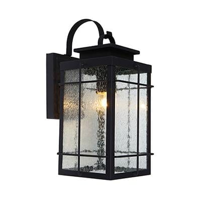 Radiant - Wall Light Outdoor 1 x E27 Sand Black - RO409
