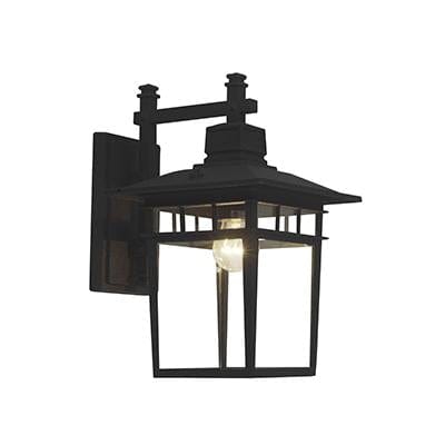 Radiant - Wall Light Outdoor Matt Black 1xE27 60w - RO216