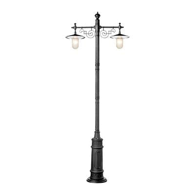 Radiant - Rhine 2LT Pole Light Black - RO259