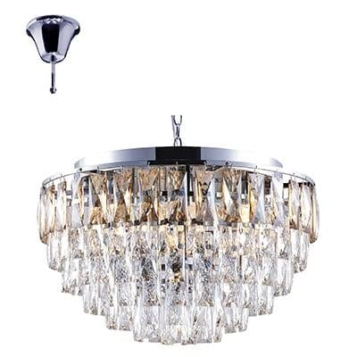 Radiant - Crystal 7LT Pendant Chrome - RP157