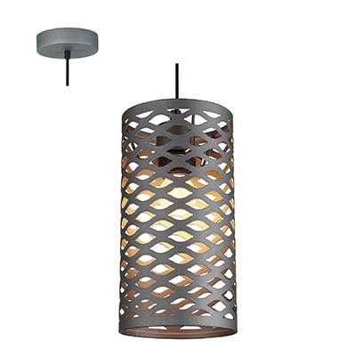 Radiant - Metal Pendant 130mm Grey - RP139