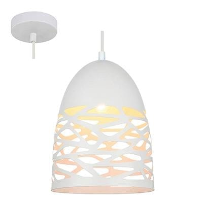 Radiant - Metal Pendant 205mm White - RP137