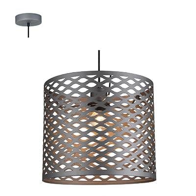 Radiant - Metal Pendant 300mm Grey - RP140