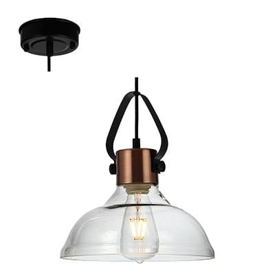 Radiant - Pendant 250mm Clear Glass - RP117CL