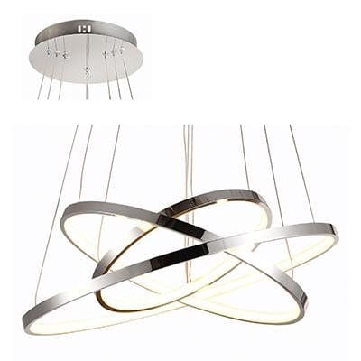 Radiant - Pendant 3 Ring LED 60w 4000K Chrome - RP204