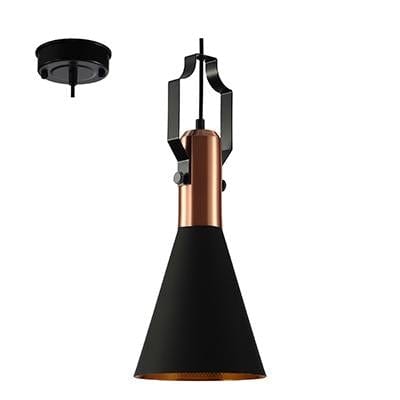 Radiant - Pendant Metal 230v Antique Copper/Black - RP113