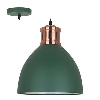 Radiant - Pendant Metal 330mm Green/Copper - RP254