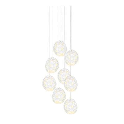 Radiant - Pendant White 8xE27 60w - RP247