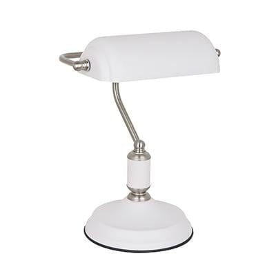 Radiant - Bankers Table Light White/Satin Nickel 1xE27 - RT55