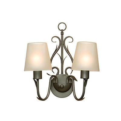 Radiant - Arum 2LT Wall Light Charcoal 2xE27 - RW134