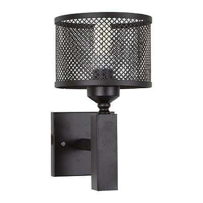 Radiant - Mesh Wall Light Black 1xE27 - RW87