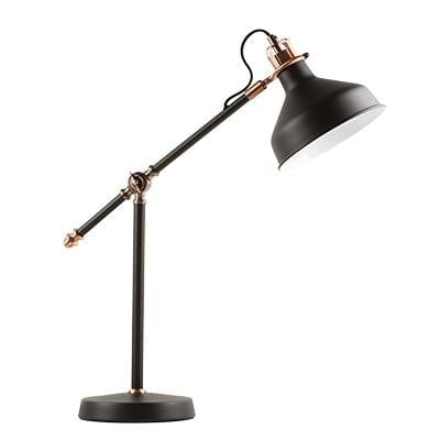 Radiant - Table Lamp Black and Copper 1xE27 - Lighting, Lights