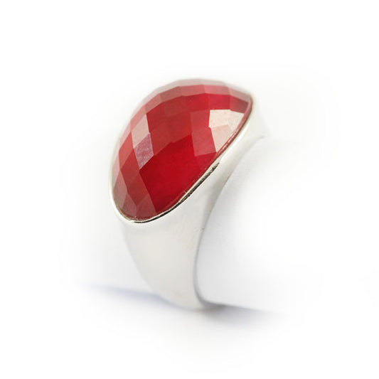 Ruby 925 Sterling Silver Ring