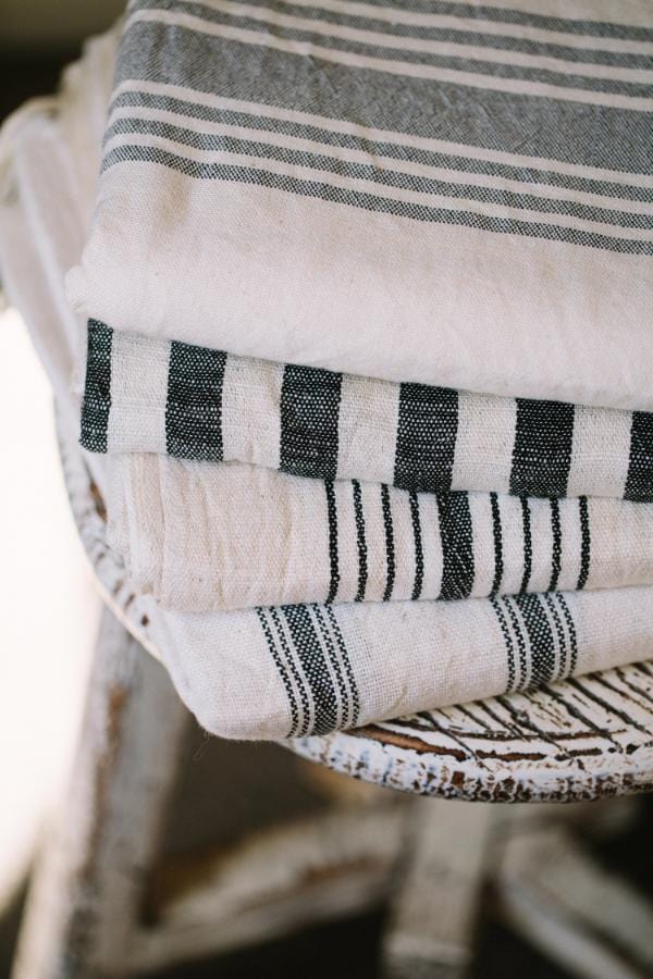 Turkish Towel - Ash, 90cm x 190cm